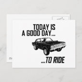 Carte Postale Dodge Hurst Hemi Dart 1968 (Devant / Derrière)