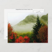 Carte Postale Dodge Road Mist (lumineux) (Devant / Derrière)