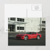 Carte Postale Dodge Viper RT/10 (Devant / Derrière)