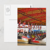 Carte postale Dodgem Cars Funfair Ride (Devant / Derrière)