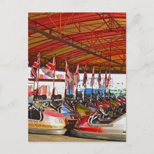 Carte postale Dodgem Cars Funfair Ride (Devant)