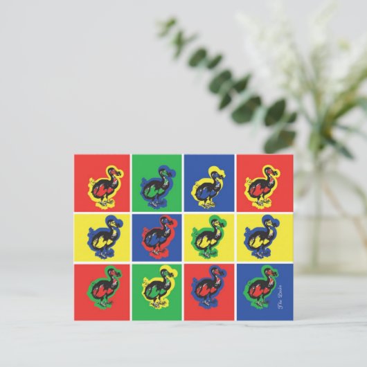 Carte postale Dodo (Debout devant)