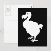 Carte Postale Dodo Silhouette (Devant / Derrière)