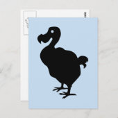 Carte Postale Dodo Silhouette (Devant / Derrière)