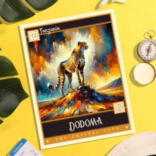 Carte Postale Dodoma, Tanzanie   Peinture Vintage