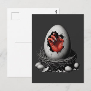 Carte postale d'Œuf de Dragon qui éclot : Mystère