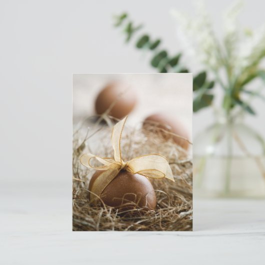 Carte postale d'oeuf de pâques (Debout devant)