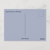 Carte Postale Dog Sled Team in Winter in Slovakia (Dos)