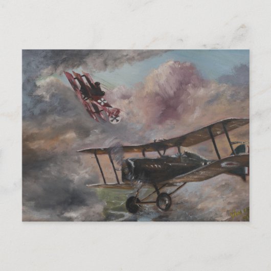 Carte Postale Dogfight 1917 (Devant)