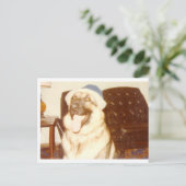 Carte Postale Doggie_Casquette (Debout devant)
