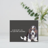 Carte Postale doggy (Debout devant)