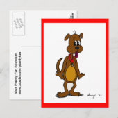 Carte postale Doggy Toon (Devant / Derrière)