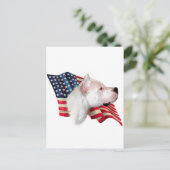 Carte Postale Dogo Argentino (Debout devant)