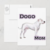 Carte Postale Dogo Maman 4 (Devant / Derrière)