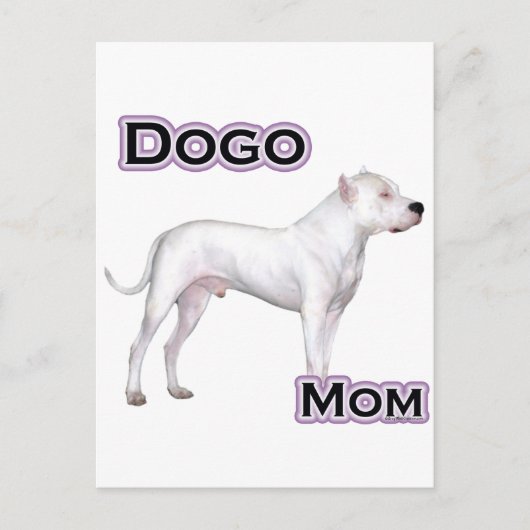 Carte Postale Dogo Maman 4 (Devant)