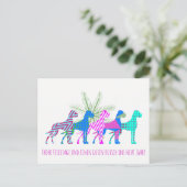 Carte Postale Dogrands de Noël frais (Debout devant)