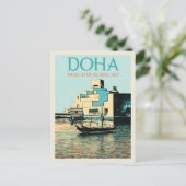 Carte Postale Doha Museum of Islamic Art, illustration Qatar Pos (Debout devant)