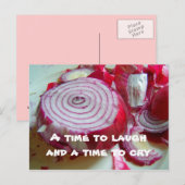 carte postale d'oignon (Devant / Derrière)