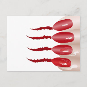 Carte Postale doigts de vampire