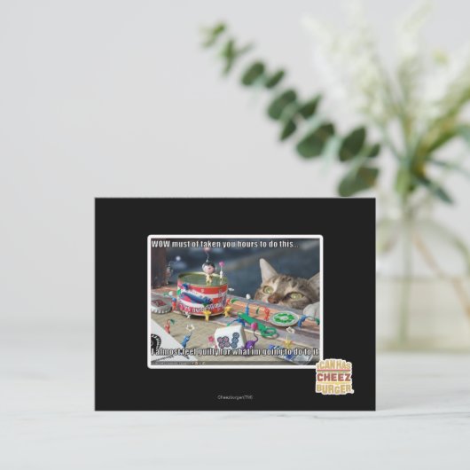 Carte Postale Doit prendre des heures (Debout devant)