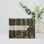 Carte Postale Doit S'Inscrire Et Doit Le Faire (Debout devant)