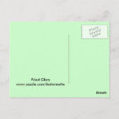 Carte postale d'okra frit (Dos)