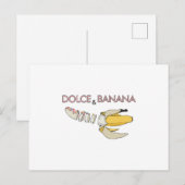 Carte Postale Dolce & Banana (Devant / Derrière)
