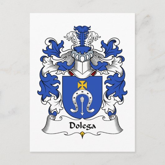 Carte Postale Dolega Family Crest (Devant)