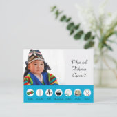 Carte Postale Doljabi Doljanchi Dol coréen 1er anniversaire (Debout devant)