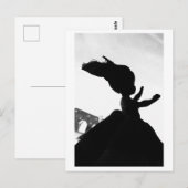 Carte Postale Doll Portrait - Flying doll (Devant / Derrière)