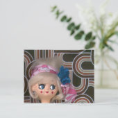 CARTE POSTALE DOLL VINTAGE (Debout devant)