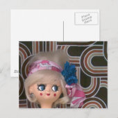 CARTE POSTALE DOLL VINTAGE (Devant / Derrière)