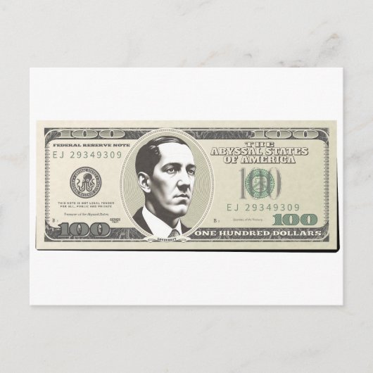 Carte Postale Dollar Lovecraft (Devant)