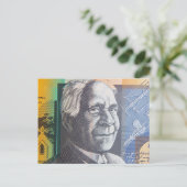 Carte Postale dollars australiens (Debout devant)