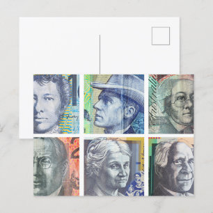 Carte Postale dollars australiens