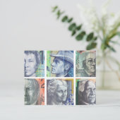 Carte Postale dollars australiens (Debout devant)