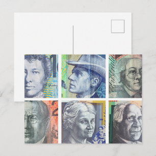 Carte Postale dollars australiens