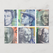 Carte Postale dollars australiens (Devant)