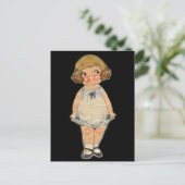 CARTE POSTALE DOLLY DINGLE PAPER DOLL POSTCARD (Debout devant)