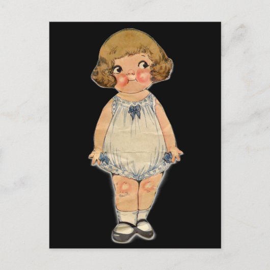 CARTE POSTALE DOLLY DINGLE PAPER DOLL POSTCARD (Devant)