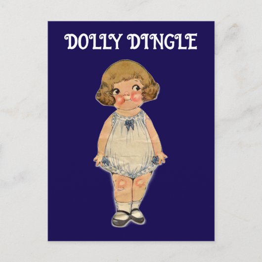 CARTE POSTALE DOLLY DINGLE PAPERDOLL POSTCARD (Devant)