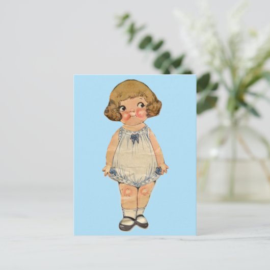 CARTE POSTALE DOLLY DINGLE POSTCARD (Debout devant)