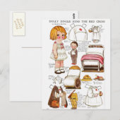 Carte Postale Dolly Dingle se joint à la Croix Rouge papier de s (Devant / Derrière)