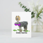Carte Postale Dolly Llama (Debout devant)