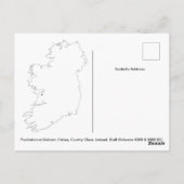 Carte Postale Dolmen de Poulnabrone, comté de Clare (Dos)