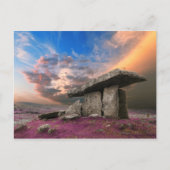 Carte Postale dolmen de Poulnabrone, Comté de Clare, Irlande (Devant)