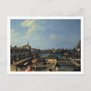 Carte Postale Dolo sur le Brenta (huile sur toile)