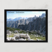 Carte Postale Dolomites (Devant)