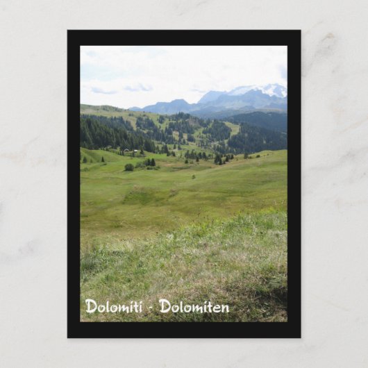 Carte Postale Dolomites (Devant)