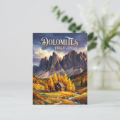 Carte Postale Dolomites Italie (Debout devant)